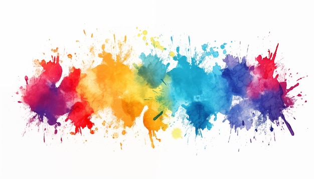 Textura colorida de pintura de arte multicolorida Pintura abstrata com cores vibrantes