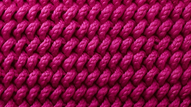 Textura contemporânea de crochet rosa com revestimento de doces