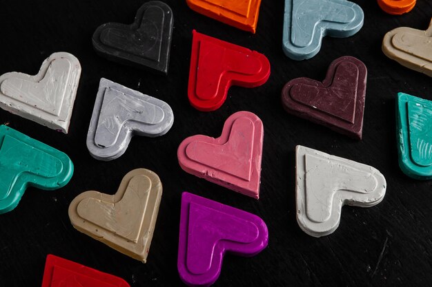 Textura con corazones de amor para diseño o día de san valentín