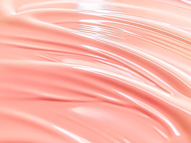 Textura cosmética de coral brillante como fondo de productos de maquillaje de belleza cosméticos para el cuidado de la piel y diseño de marca de maquillaje de lujo