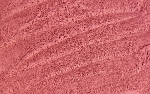 Textura cosmética máscara arcilla polvo rojo Enfoque selectivo Naturaleza