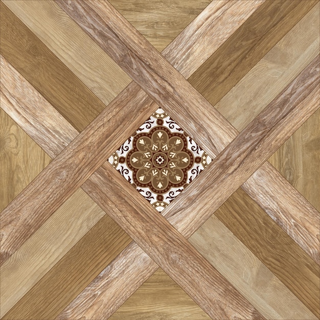Foto textura sin costuras de madera decoración geométrica parquet de madera