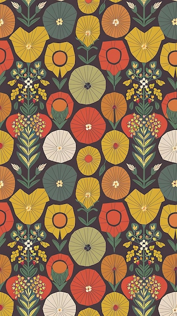Textura sin costuras vectorial con flores abstractas fondo sin fin patrón sin costuras étnicas telón de fondo vectorial patrón brillante plantilla de verano uso para papel tapiz patrón llena el fondo de la página web