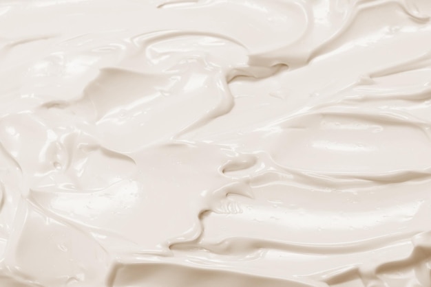 Textura de crema batida blanca