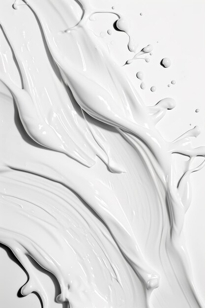 Textura de crema blanca ideal para fondos de productos para el cuidado de la piel, editoriales de belleza y contenido de bienestar de lujo, crema facial, loción corporal, crema hidratante, imagen vertical, IA generativa
