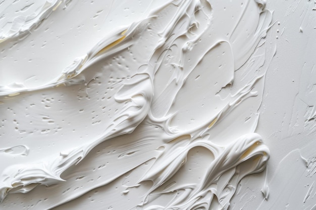 textura de crema blanca