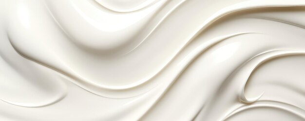 Foto la textura cremosa de la loción contra un fondo blanco crujiente captura la esencia del producto de belleza