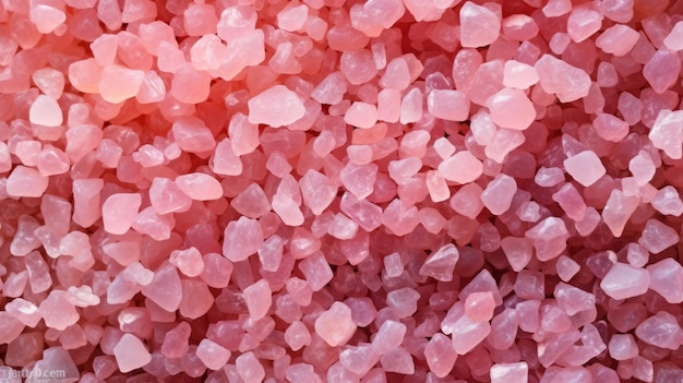 La textura de los cristales de sal mágicos del Himalaya