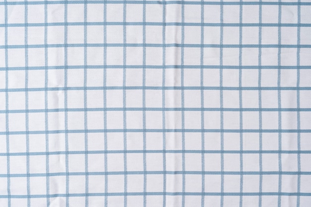 Textura a cuadros azul y blanco Closeup concepto de moda toalla a cuadros azul de alta resolución
