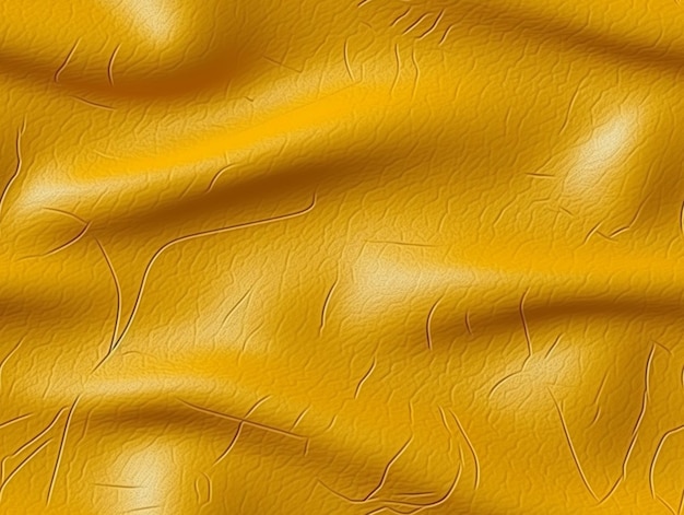 Textura de cuero amarillo con un ai generativo de patrón muy áspero