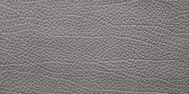 Textura de cuero con fondo de cuero gris patrón natural