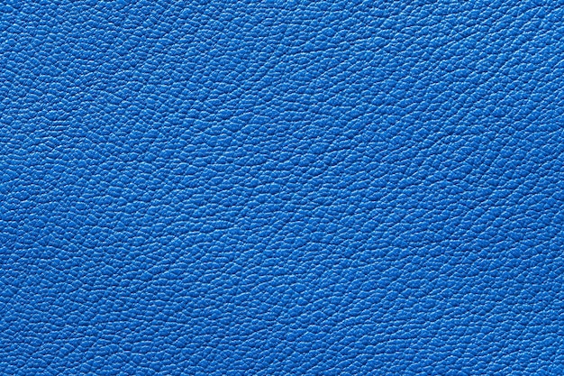 Textura de cuero de lujo con fondo de piel azul de patrón genuino