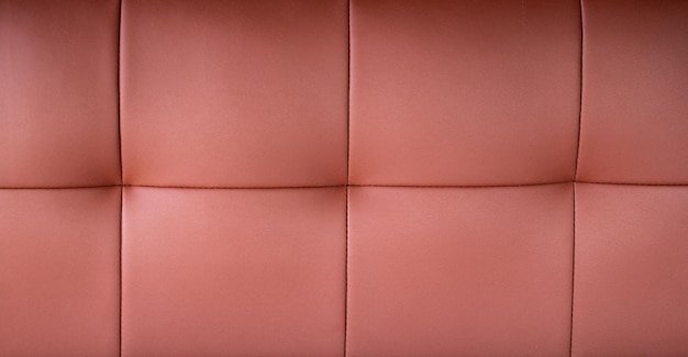 Textura de cuero marrón del sofá.