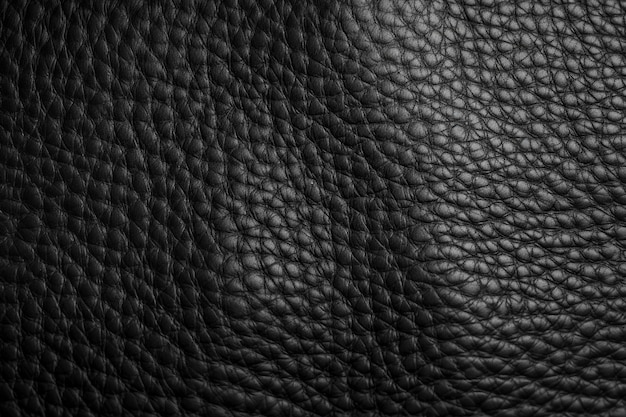 Textura de cuero negro con un patrón de la piel del animal.