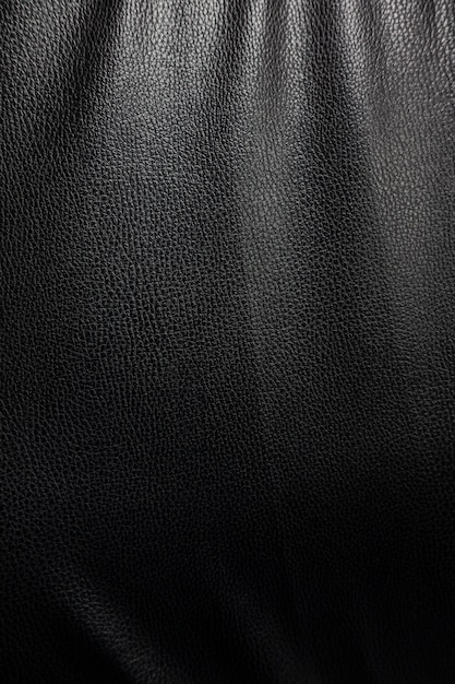 Textura de cuero negro