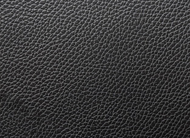 Textura de cuero negro