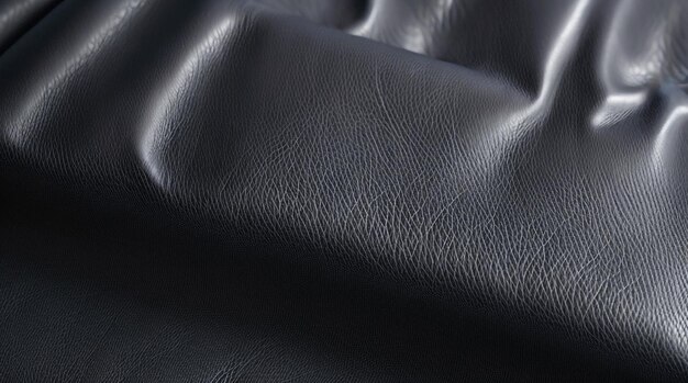 Textura de cuero oscuro Elegancia intacta