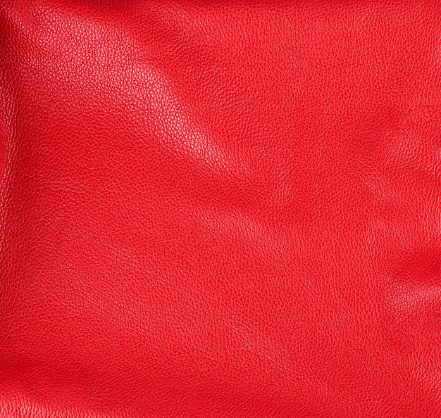 textura de cuero de vaca natural rojo con curvas