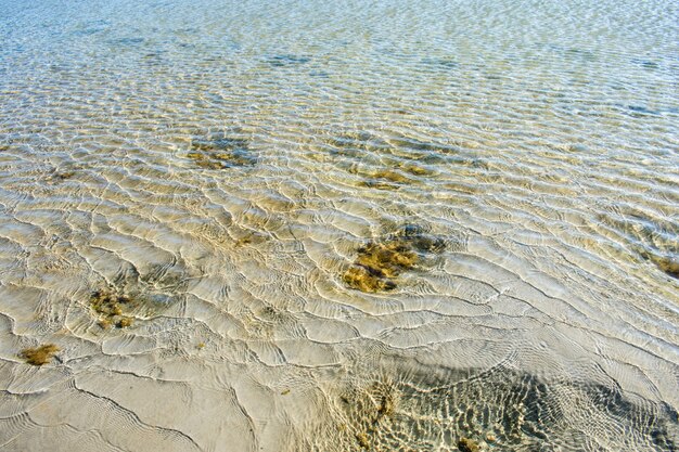 Textura da água do mar