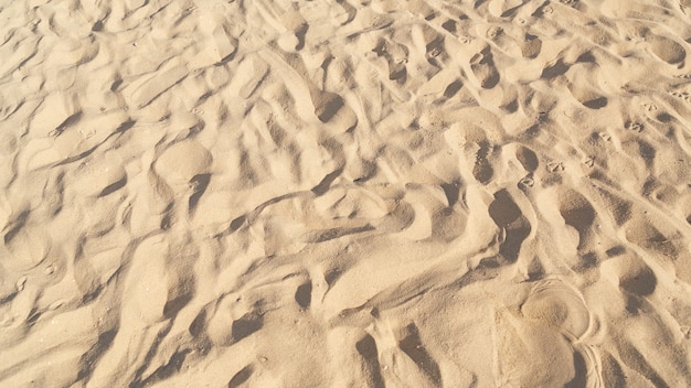 Textura da areia da praia.