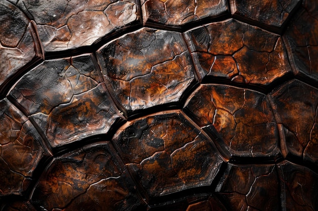 Textura da casca de tartaruga Fundo Brontossauro Textura da pele de dinossauro Banner da casca da tartaruga