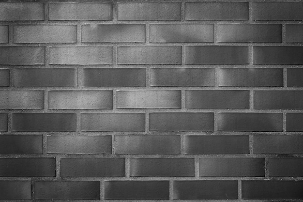 Textura da parede de tijolos preto e branco