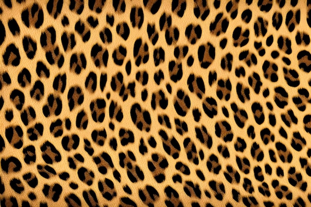 Foto textura da pele de leopardo fundo da pele do leopardo padrão da pele do leopardo ai generative