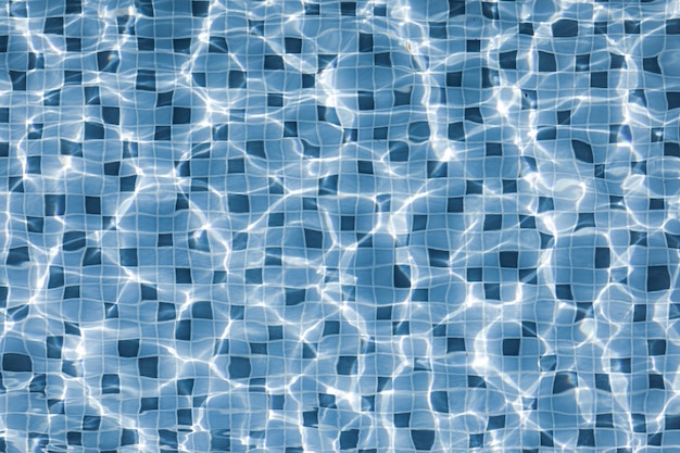 Textura de água na piscina