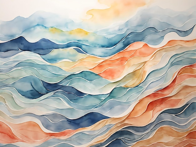 textura de aquarela