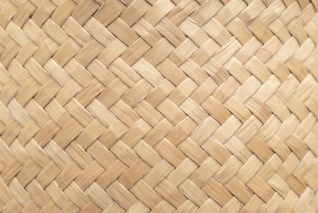 Textura de bambu da cesta para o uso como o fundo. Padrão de cesta e textura.
