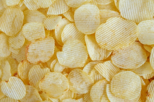 textura de batata frita