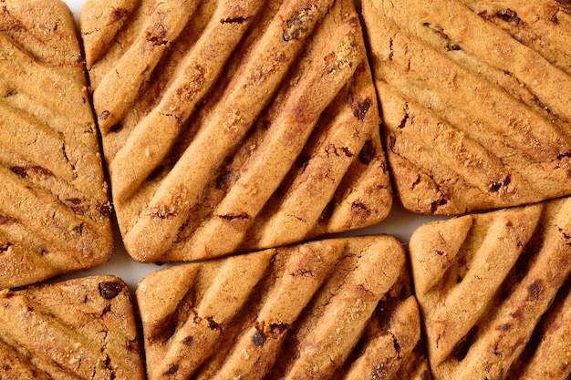 Textura de biscoitos de chocolate