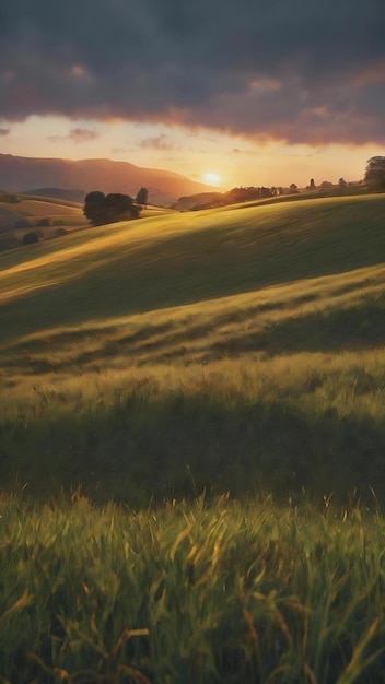 Textura de campo desfocada