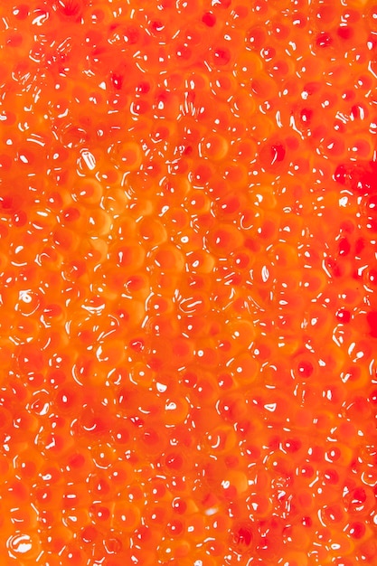 textura de caviar vermelho