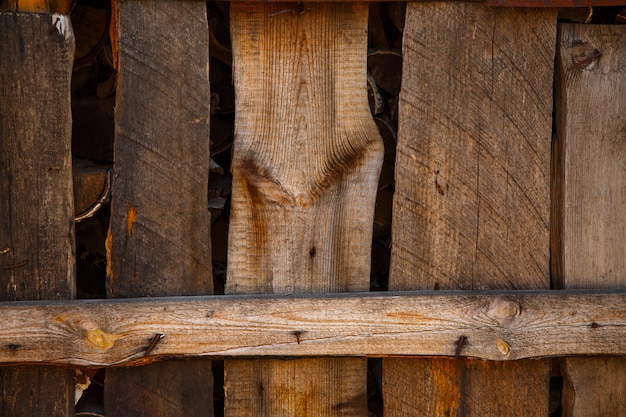 Textura de cerca de madeira