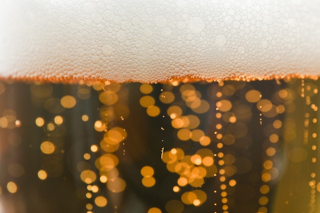 Textura de cerveja e espuma em geral