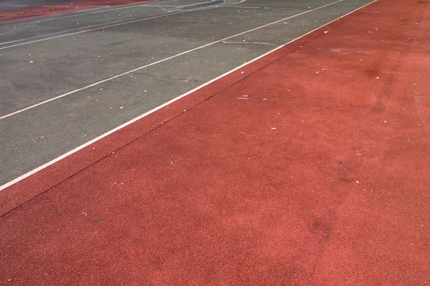 Textura de cimento de quadra de tênis ao ar livre.