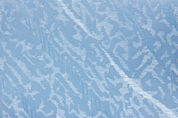 Textura de cortina cega de tecido azul