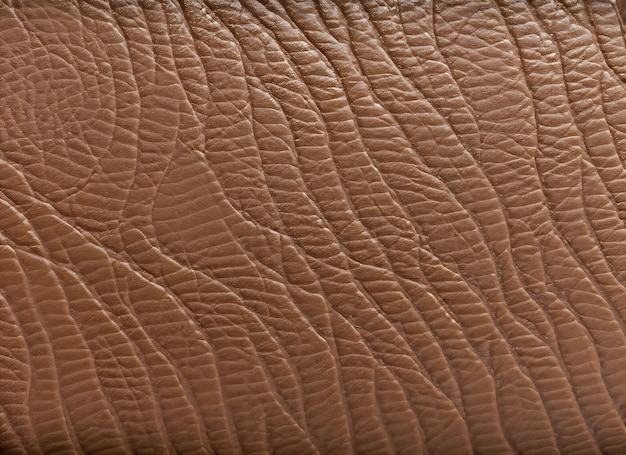 Textura de couro artificial com ondas e curvas