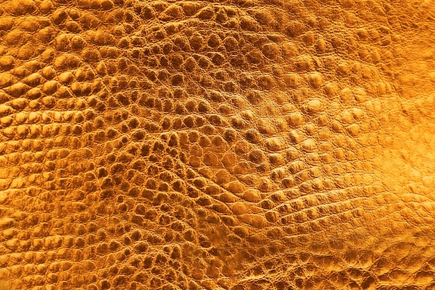 Textura de couro laranja como plano de fundo