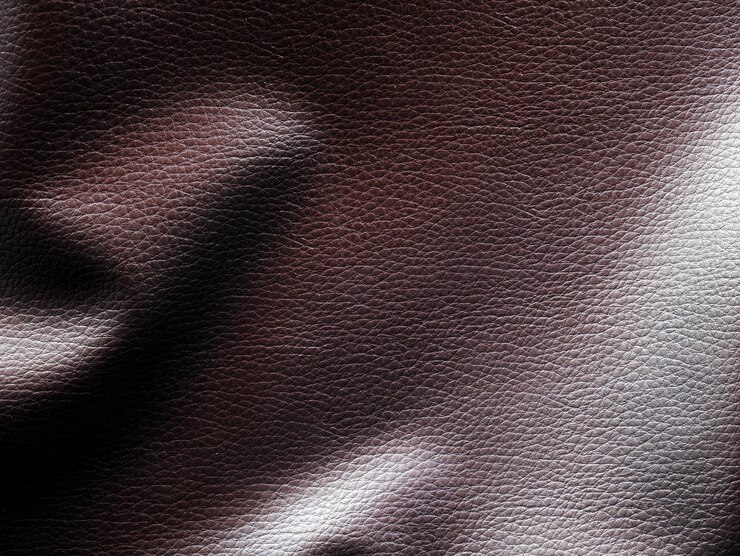 Textura de couro preto para plano de fundo