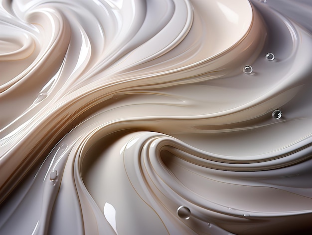 textura de creme cosmético IA generativa