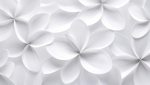 Textura de flores de fundo branco