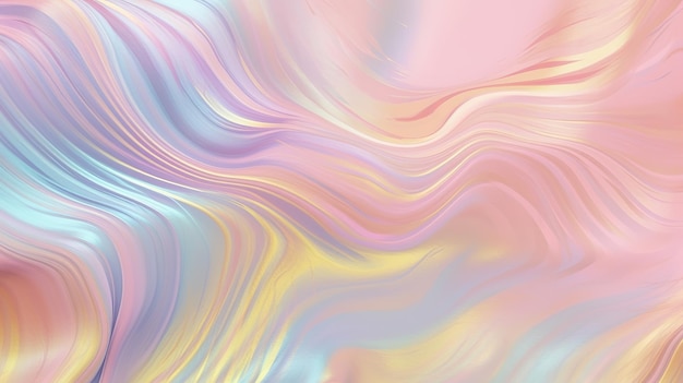 Textura de folha de arco-íris iridescente de mármore de unicórnio mágico na moda