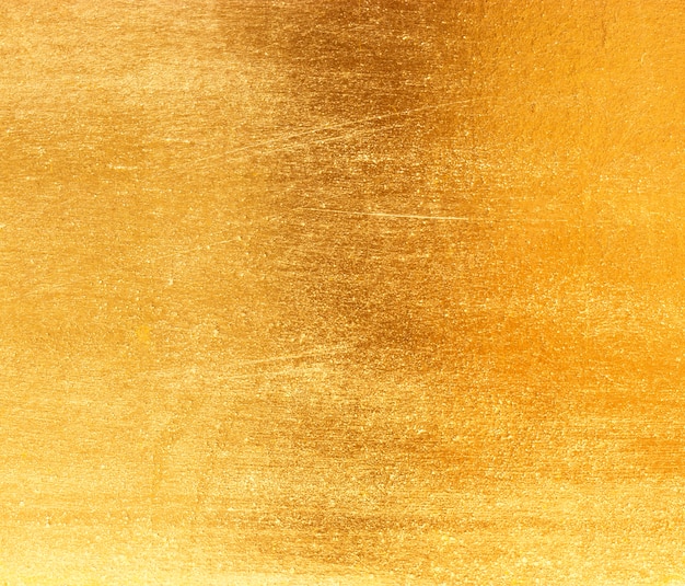 Foto textura de folha de ouro brilhante folha amarela