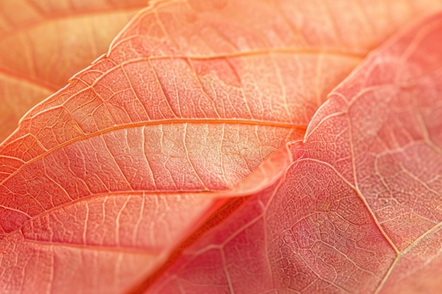 textura de folha de pêssego de moda em close-up Abstract macro folhas de damasco fundo criativo