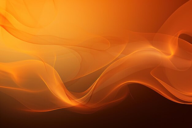 Textura de fumaça laranja Efeito mágico Gerar Ai