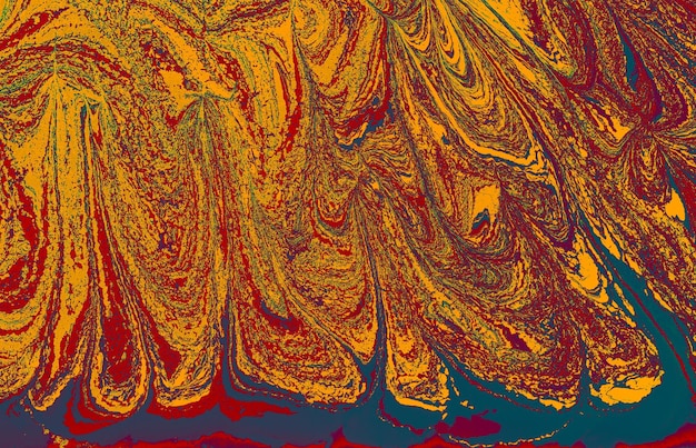 Textura de fundo abstrata com pintura de mármore Ebru com padrões de círculo