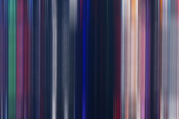 Foto textura de fundo abstrata multicolor borrada com listras verticais