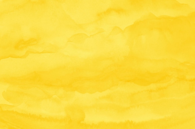 Textura de fundo aquarela amarela abstrata